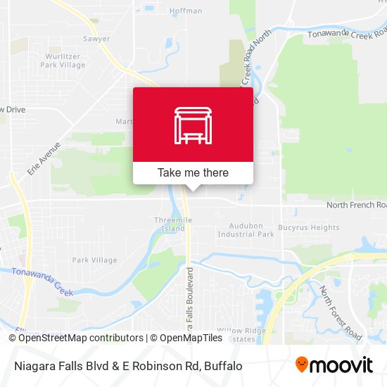 Mapa de Niagara Falls Blvd & E Robinson Rd