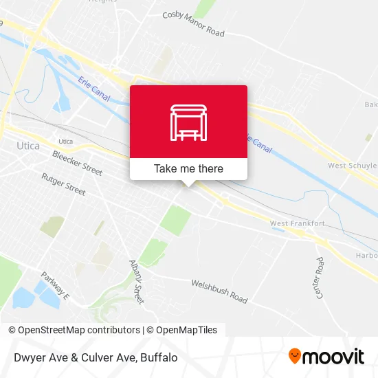Dwyer Ave & Culver Ave map