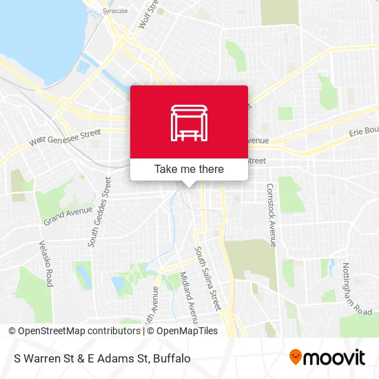 Mapa de S Warren St & E Adams St