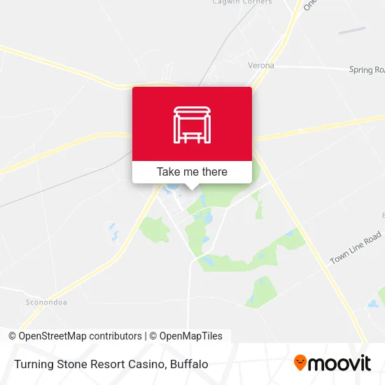 Turning Stone Resort Casino map