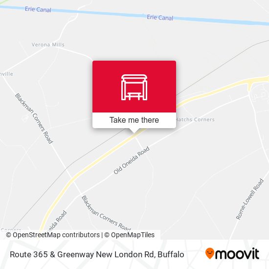 Mapa de Route 365 & Greenway New London Rd
