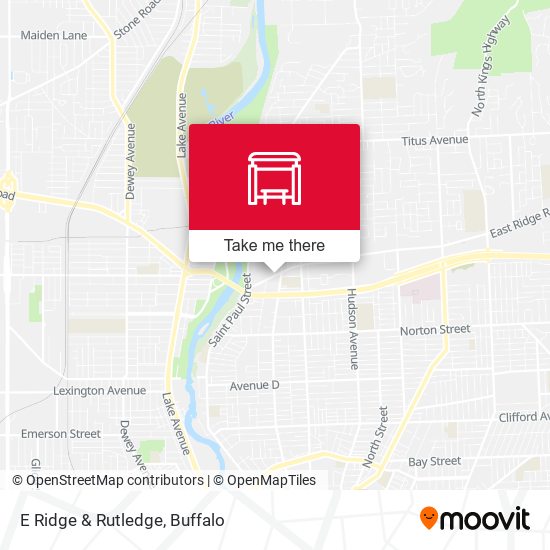 Mapa de E Ridge & Rutledge