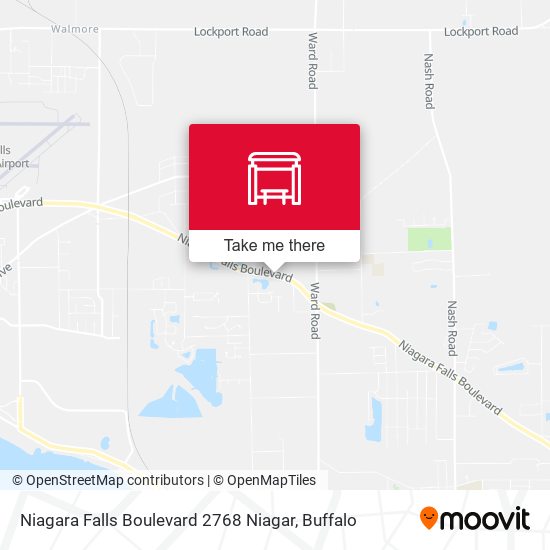 Niagara Falls Boulevard 2768 Niagar map