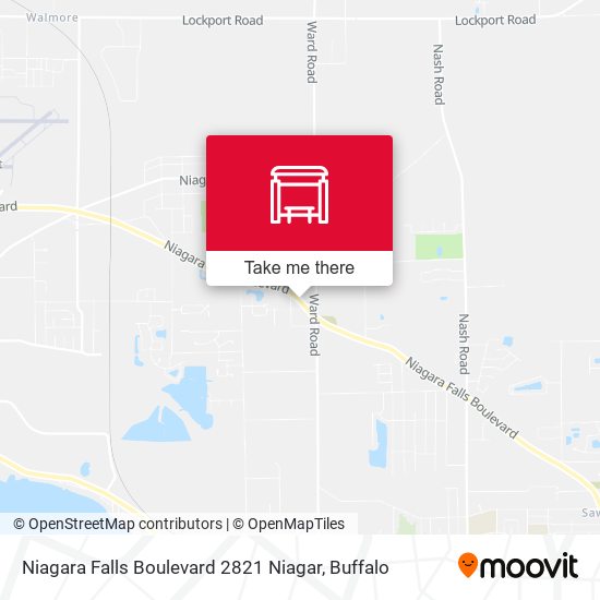 Niagara Falls Boulevard 2821 Niagar map