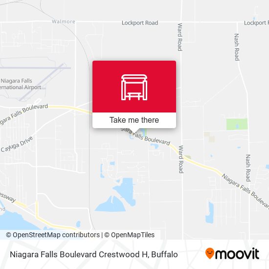 Mapa de Niagara Falls Boulevard Crestwood H