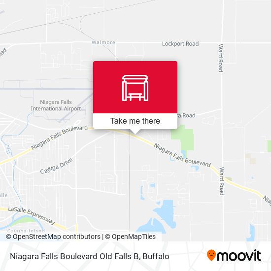 Niagara Falls Boulevard Old Falls B map