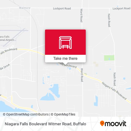 Niagara Falls Boulevard Witmer Road map