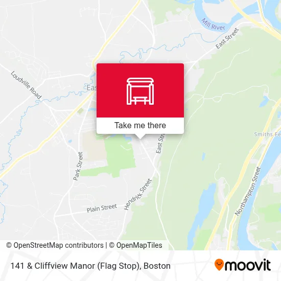 141 & Cliffview Manor (Flag Stop) map