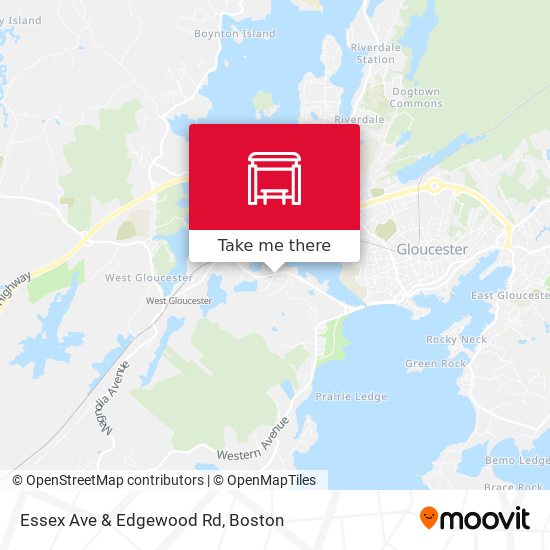 Mapa de Essex Ave & Edgewood Rd