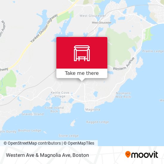 Mapa de Western Ave & Magnolia Ave