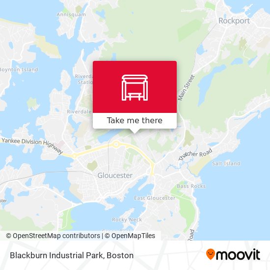 Mapa de Blackburn Industrial Park