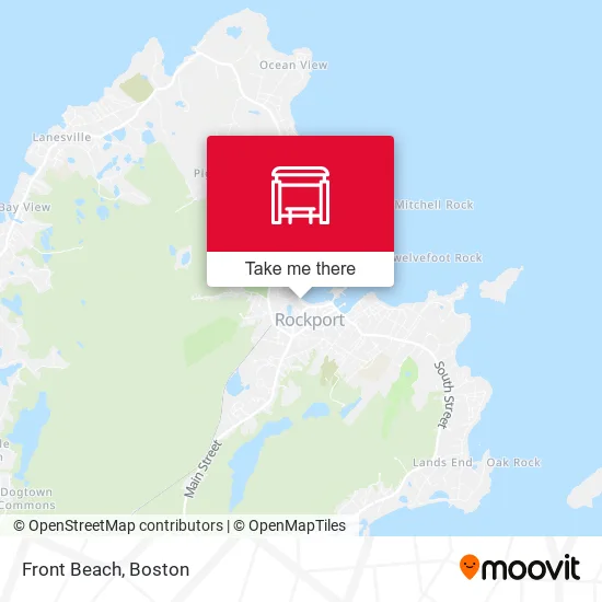 Front Beach map