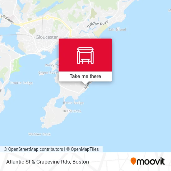 Atlantic St & Grapevine Rds map