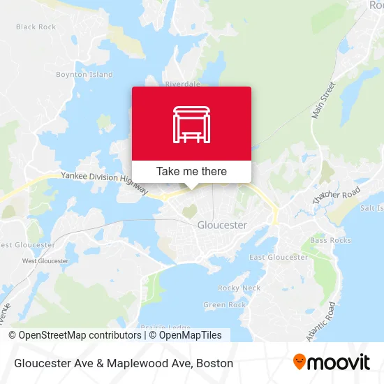 Gloucester Ave & Maplewood Ave map