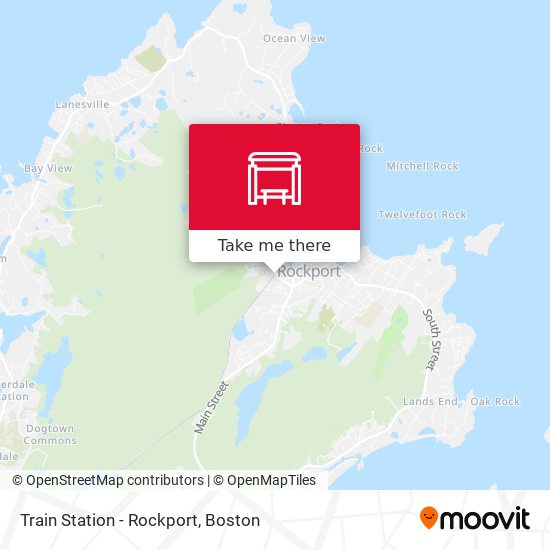 Train Station - Rockport map