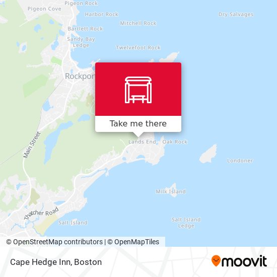 Mapa de Cape Hedge Inn