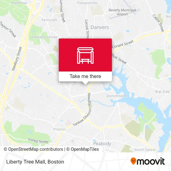 Mapa de Liberty Tree Mall
