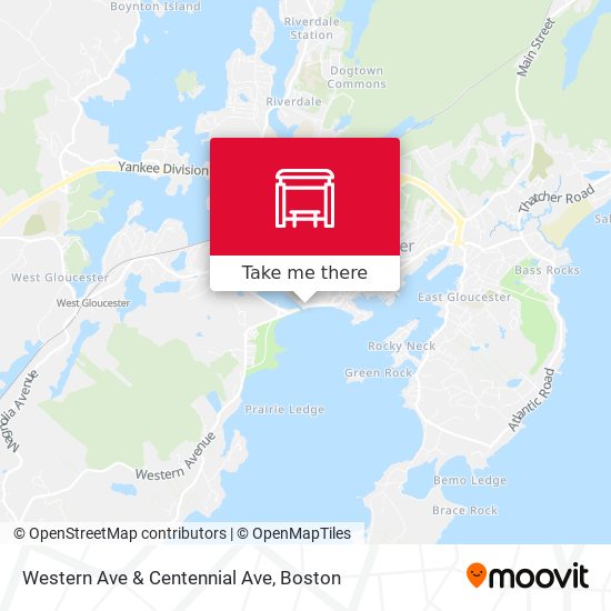 Western Ave & Centennial Ave map