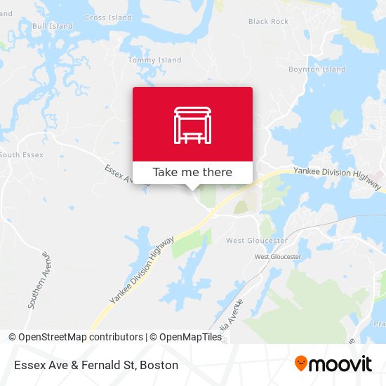 Essex Ave & Fernald St map