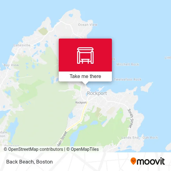 Back Beach map