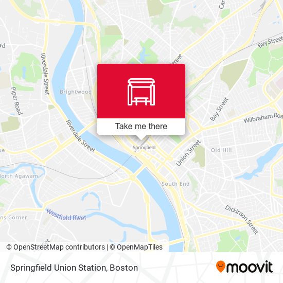 Springfield Union Station map