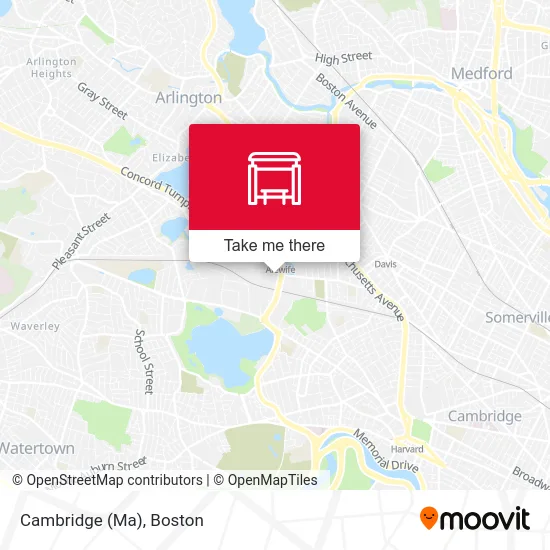 Cambridge (Ma) map