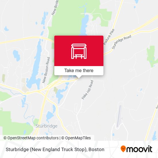 Mapa de Sturbridge (New England Truck Stop)