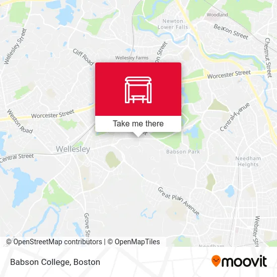 Babson College map