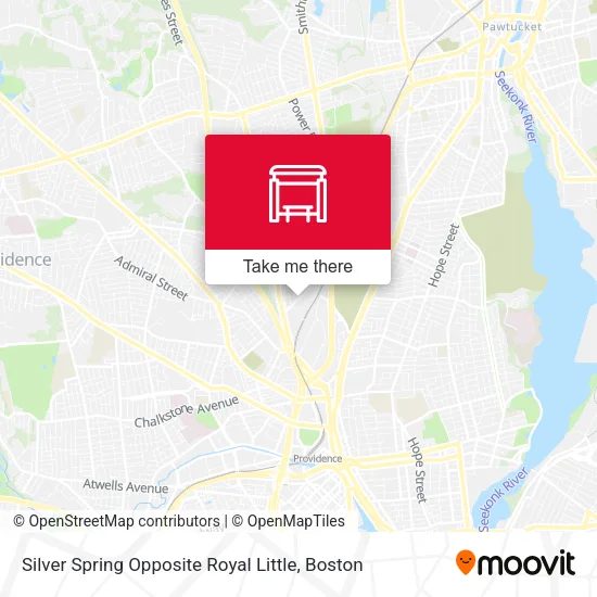 Silver Spring Opposite Royal Little map