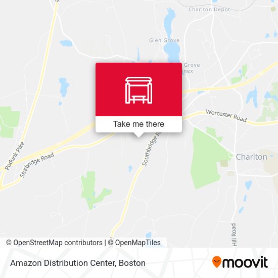 Amazon Distribution Center map