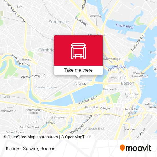 Mapa de Kendall Square