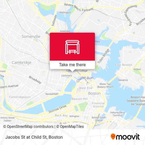 Jacobs St at Child St map