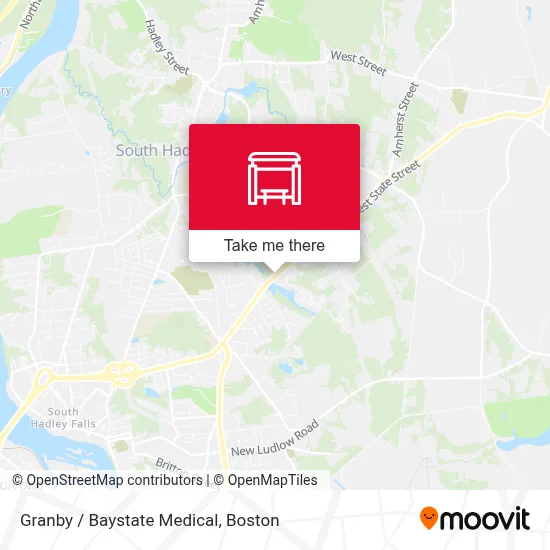 Granby / Baystate Medical map