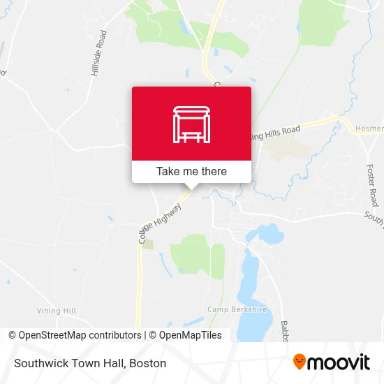 Southwick Town Hall map