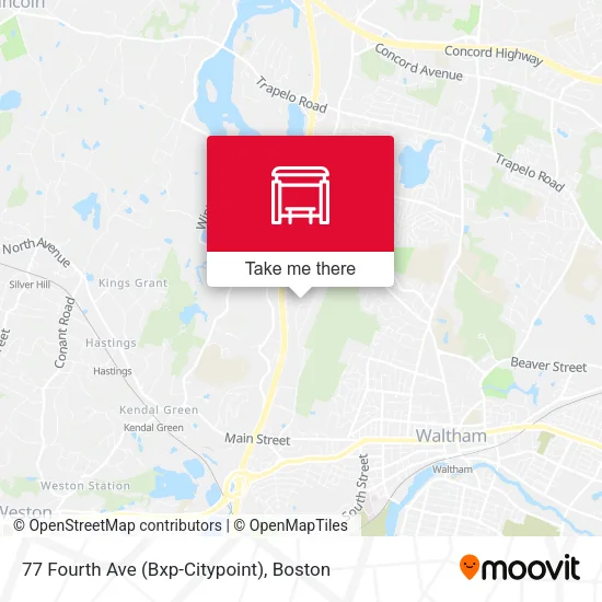77 Fourth Ave  (Bxp-Citypoint) map