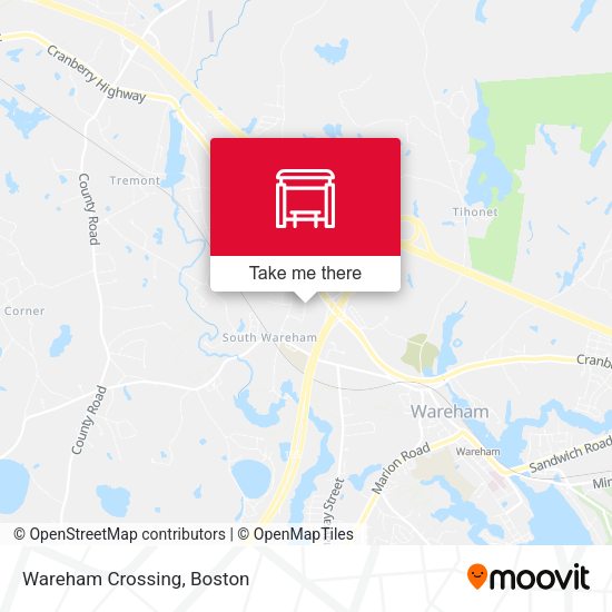 Wareham Crossing map