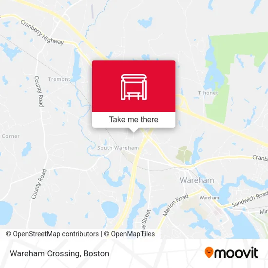 Wareham Crossing map