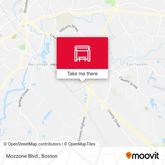 Mozzone Blvd. map