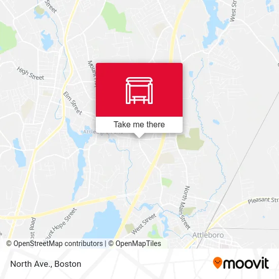 North Ave. map