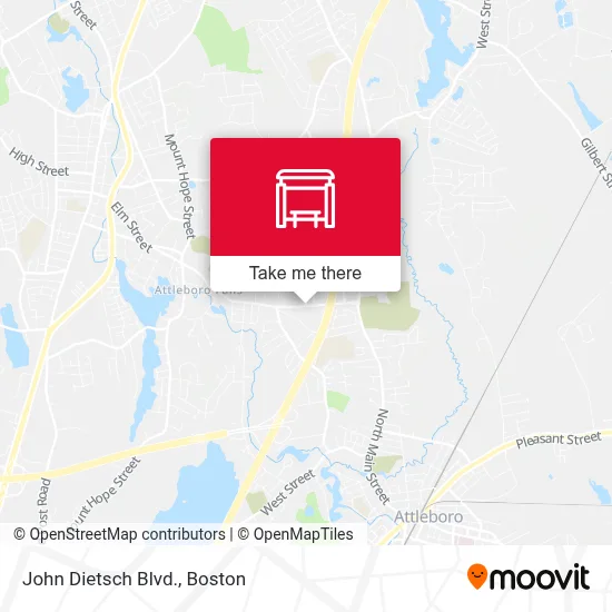 John Dietsch Blvd. map