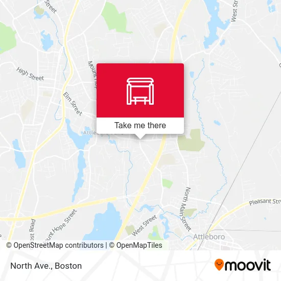 North Ave. map