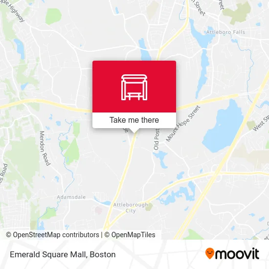 Emerald Square Mall map
