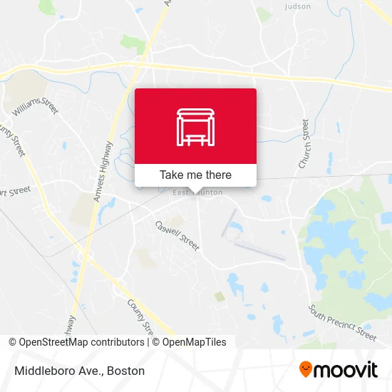 Middleboro Ave. map