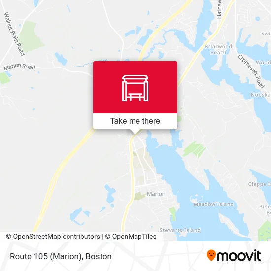 Route 105 (Marion) map