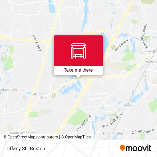 Tiffany St. map