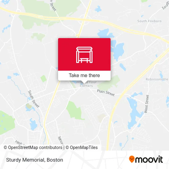 Sturdy Memorial map
