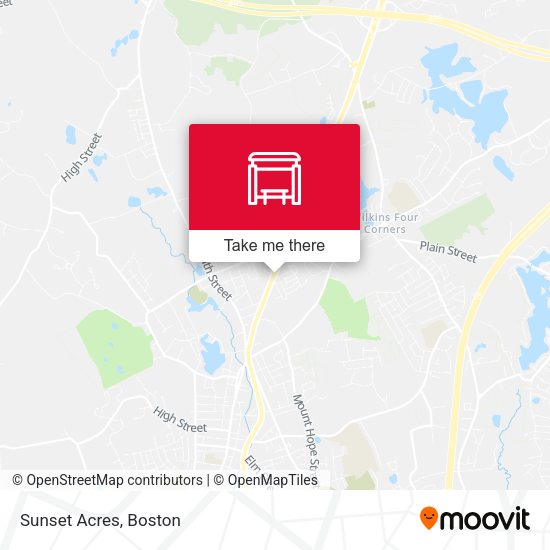 Sunset Acres map