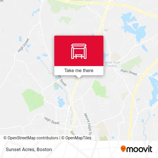 Sunset Acres map