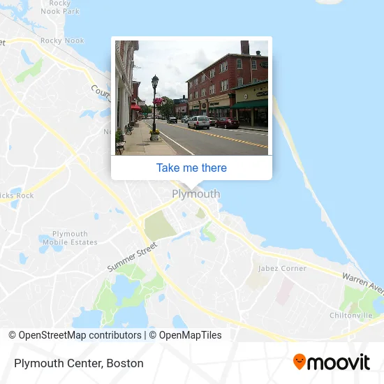 Plymouth Center map