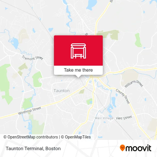 Taunton Terminal map